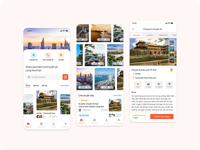 Travel Mobile App app design travel travelapp trip ui uxui