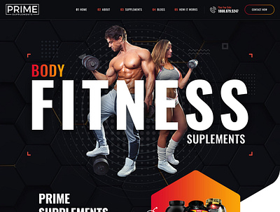 Supplements 3d animation graphic design logo motion graphics ui