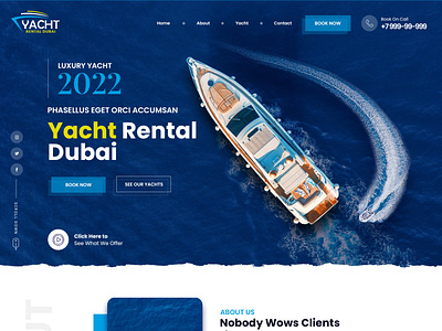 yacht 3d animation branding graphic design logo motion graphics ui