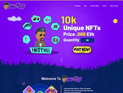 NFT 3d animation branding graphic design logo motion graphics ui