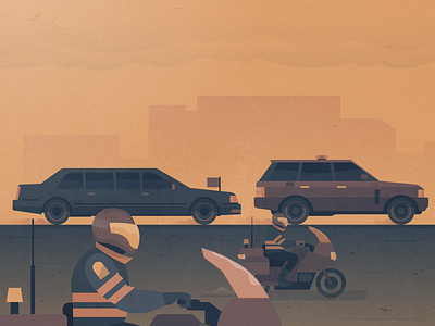Transport Layer Security car illustration motorcade motorcycle security