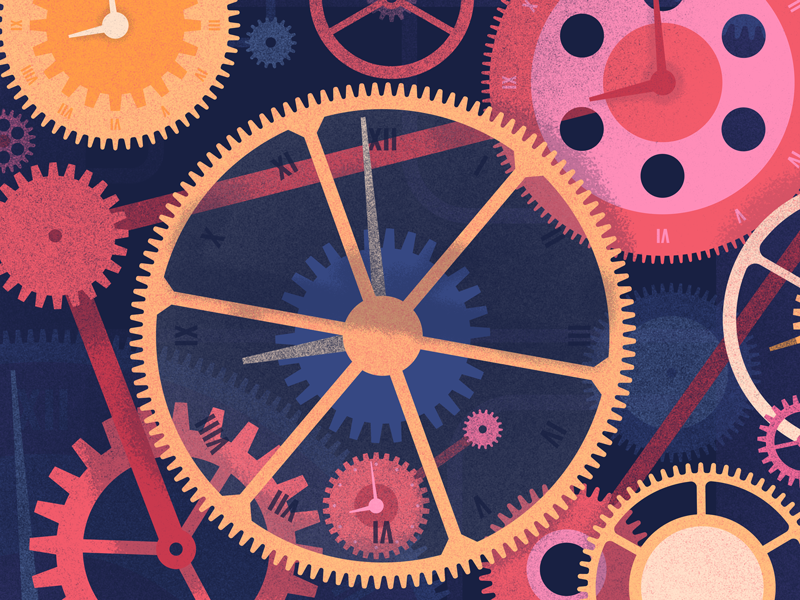 Time Synchronization by Alex S. Mostov for DigitalOcean on Dribbble