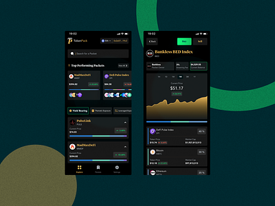 TokenPack dApp blockchain clean crypto dapp dark design figma token ui