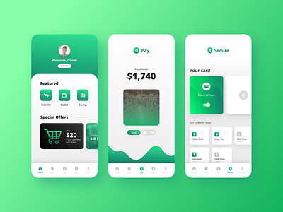 iBayar UI Design creditcard design app design ui emoney luigiifan money payment uiux virtualmoney wallet