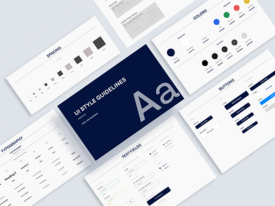 UI Style Guidelines @card @daily ui @guideline @uiuxinspiration