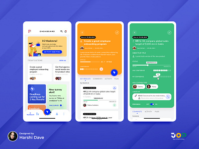 JOP : OKR Platform animation app branding design designer designers experiencedesign graphic design illustration typography ui uidesign uidesigners ux uxdesign uxdesigners uxresearch uxui vector