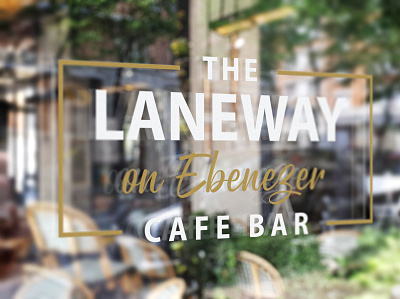 The Laneway on Ebenezer australia brand design brand identity branding cafe logo design guidelines logo rebrand rebranding vector