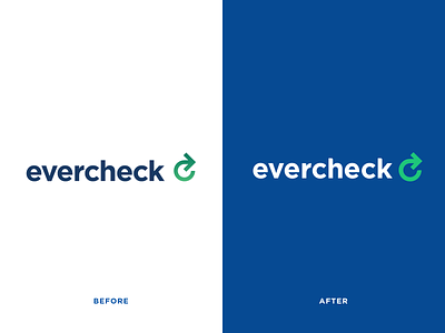 EverCheck Logo Refinements arrow brand branding evercheck healthcare healthcareit improvements logo logo design logo designer refinment