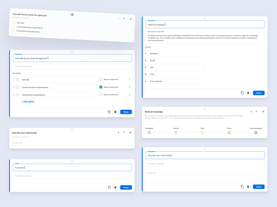 Survey components