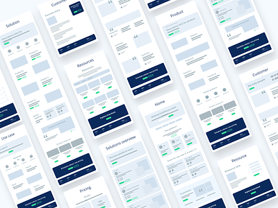 Mini wireframes