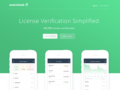 License App app design clean app design dashboard ios 8 simple design