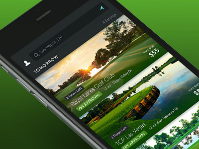 Secret App app app design golf golf app hotel app ios label search