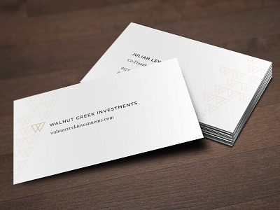 Business cards branding business card gold investment investment logo logo venture capital