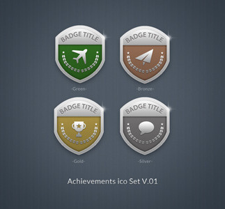Badges achievements badges ui