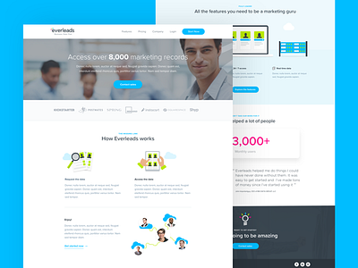 Everleads homepage