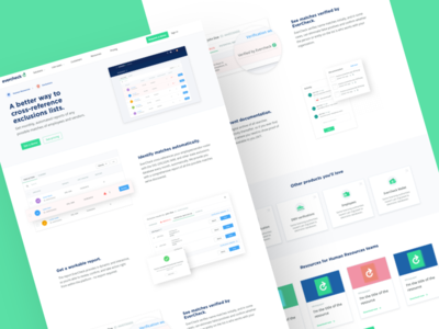 Evercheck - Exclusions dashboard homepage identity illustration medical resources table ui ux web design
