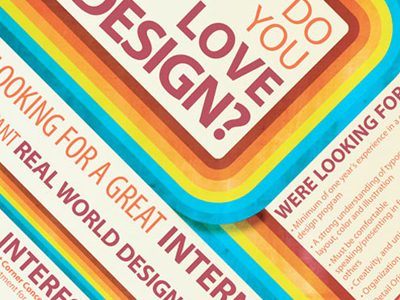 Love Design lines love design poster rainbow