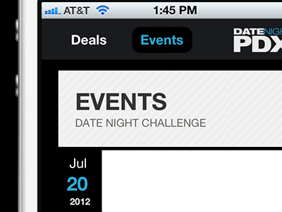 Events cal event events mobile theme
