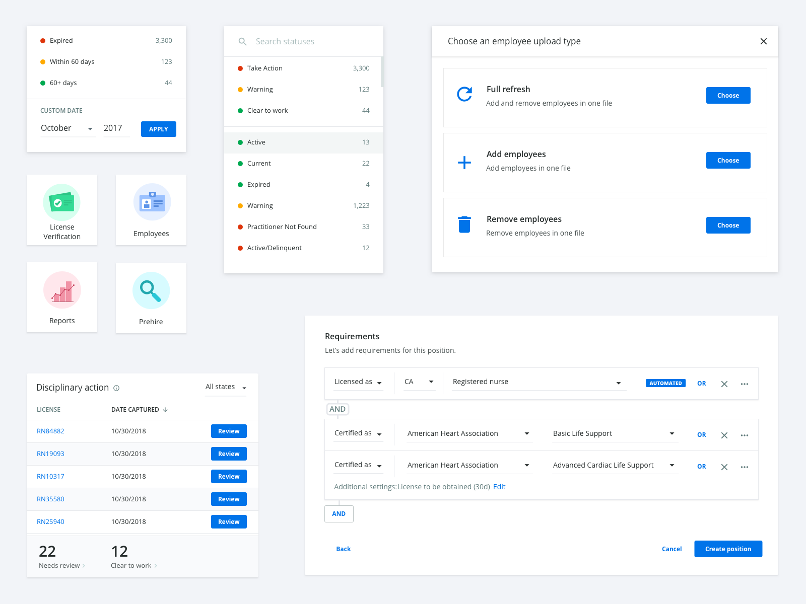 Healthcare components by Alex Lauderdale on Dribbble