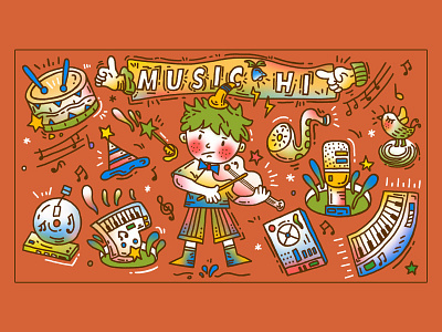 MUSIC HI illustration