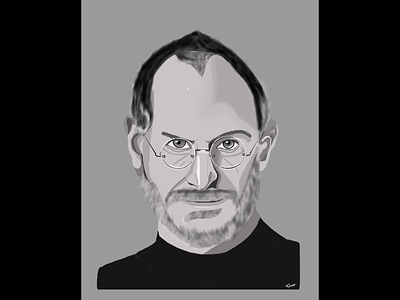 Steve Jobs digital painting illustration illustration procreate procreate