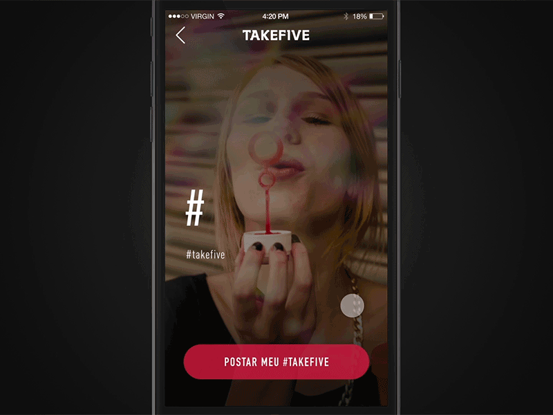 Takefive App by Diogão on Dribbble