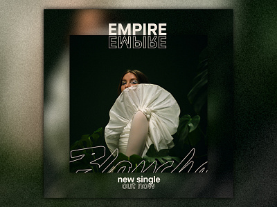 Blanche | Empire x new single abstract artist artwork banner belgium blanche cover grain graphic green instagram lines minimalism minimalist minimalistic music plants post socials