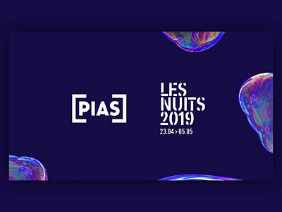 [PIAS] x Les Nuits 19 animation artist banner belgium botanique branding brussels company concert design header les nuits live music pias record venue video