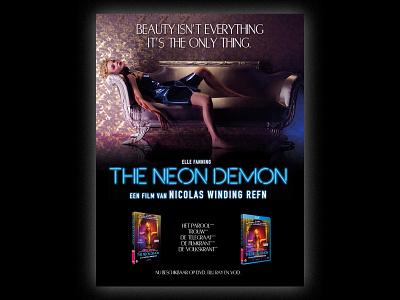 The Neon Demon x Twin Pics | Print Ad ad branding cinema company demon design graphic magazine movie neon pias pics print refn twin