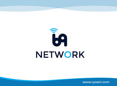 Custom Logo BQ Network business custom type logo logo design minimal network