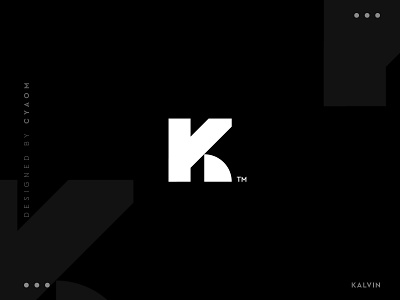 K Letter Mark | Icon Logo abstract logo black and white branding brandmark business clean creative logo cyoam cyoam design fintech icon iconic logo mark minimal modern logo symbol