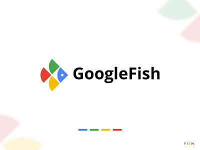 GoogleFish Icon Logo Design