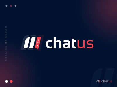 ChatUS logo design