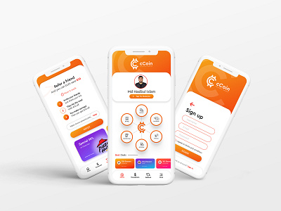 cCoin Wallet UI | Mobile Banking