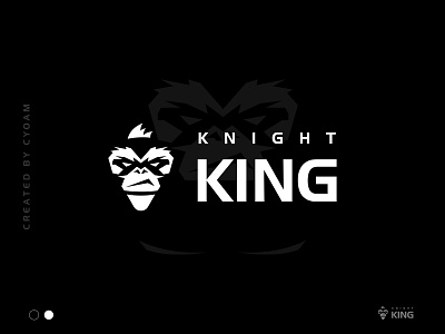 Knight King Logo Design | Iconic Logo animal brand branding brandmark business clean creative logo cyoam cyoam design design fitness gorilla icon illustration logo mark minimal modern logo symbol unique logo
