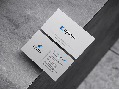 Cyoam Business Card Design brand branding brandmark business business card clean clean design cyoam cyoam agency cyoam design cyoam design agency design graphic design logo minimal design print printing templete simple design visiting card