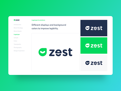Zest · Branding Guidelines 🍋