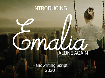 Emalia Handwriting Font branding design font font design handlettering handwriting illustration illustrator logo typography