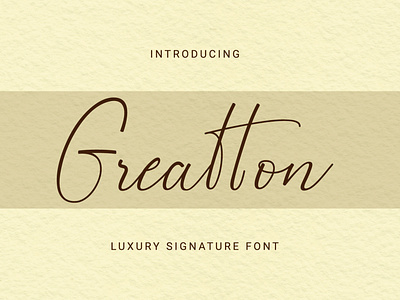 Greatton Font