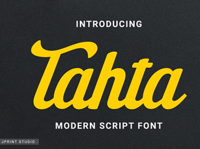 Tahta Modern Script Font branding caligraphy font font design handlettering handwriting sanserif signature typography