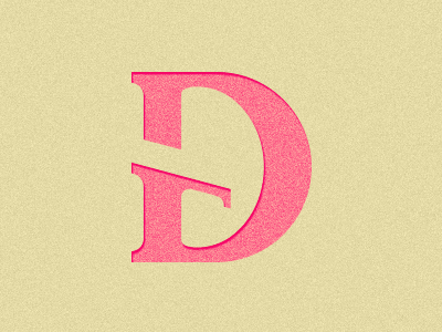 GD Monogram brand branding d design dribbble g gd logo monogram pink symbol typography