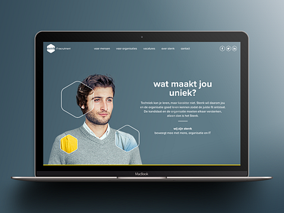 Sterrk IT-recruitment website