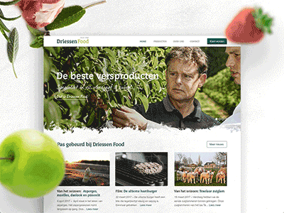 Driessen Food website