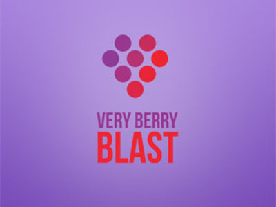 Very Berry Blast berry circle gradient logo supplements