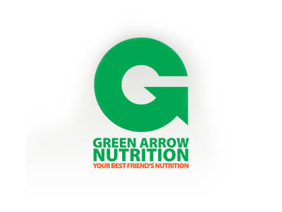 Green Arrow Nutrition arrow circular design dogs dribbble g icon logo nutrition pets typography vitamins