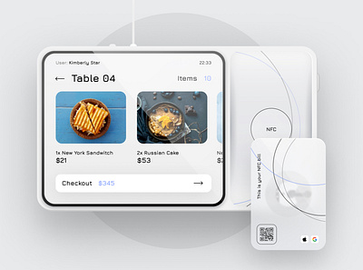 NFC Terminal design dribbble future minimal ui ux web