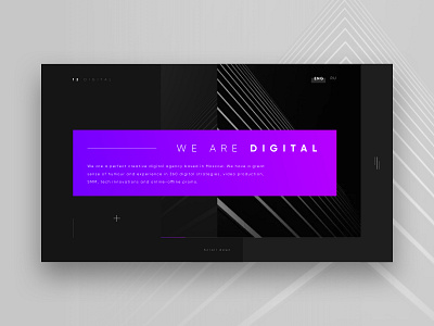 12 Digital – Concept art design minimal trends trendy ui ux web webdeisgn