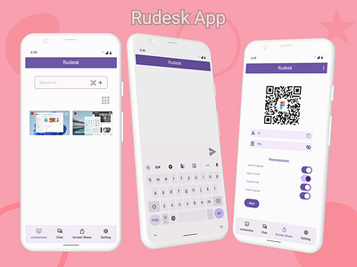 Rudesk App - Ahsan Habib Sunny ahsnahabibsunny am3 android material app app design app ui apps design material 3 new new trends real world app trands ui ui design uiux আহসান হাবীব সানি