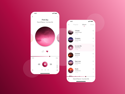 Daily UI :: 009  Music player