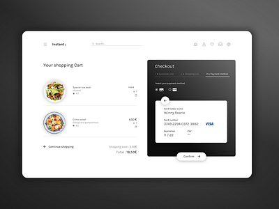 Daily UI :: 002 credit card Checkout